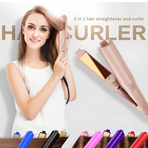 2-in-1 Curling Iron Hair Straightener - Picture 5 of 6